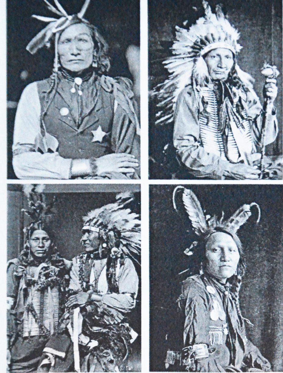 Historical Photos of Native American Men - Not Food Safe - Ceramic Cone 017 - Fused Glass - Enamel