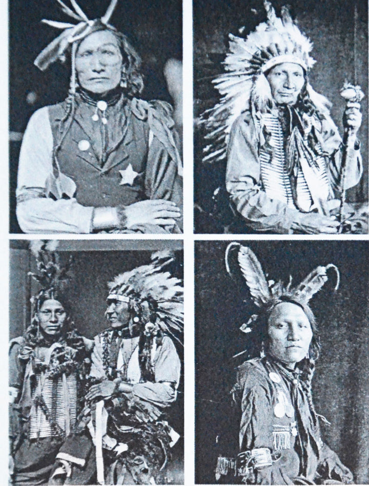 Historical Photos of Native American Men - Not Food Safe - Ceramic Cone 017 - Fused Glass - Enamel