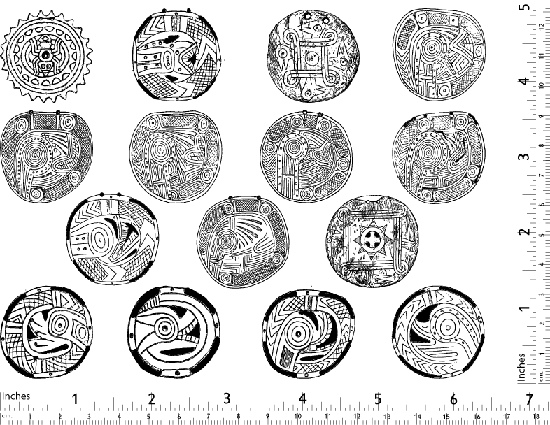 Décalcomanies de sculpture amérindienne - Céramique Cône 017 - Verre fusionné - Émail