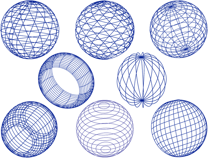 Geometrische Kugelaufkleber - Keramikkegel 017 - Geschmolzenes Glas