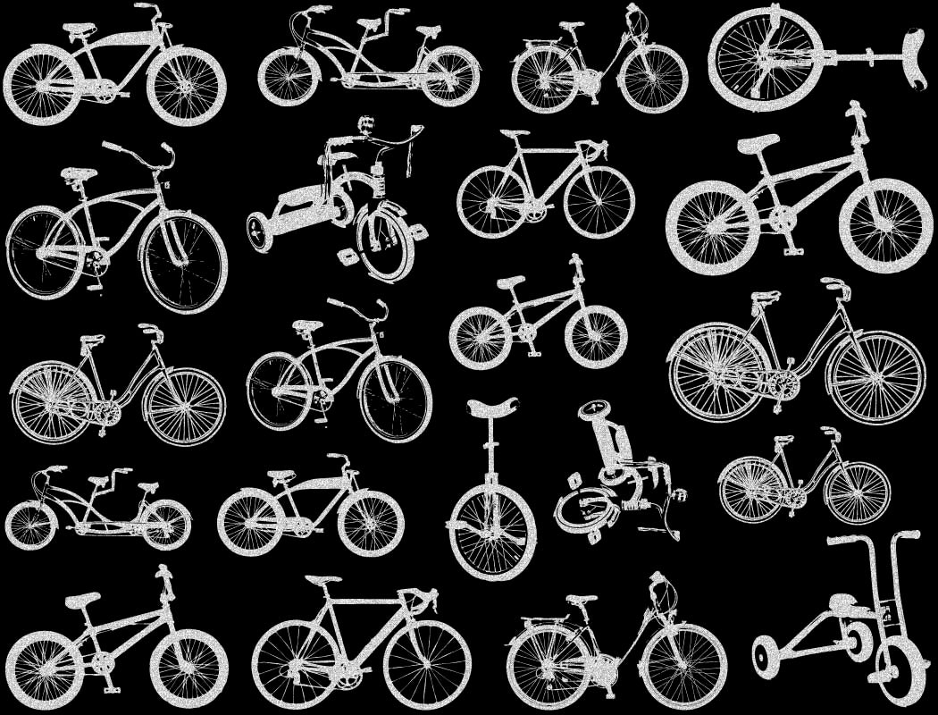 Petites Décalcomanies de vélo - Céramique Cône 017 - Verre fusionné - Émail