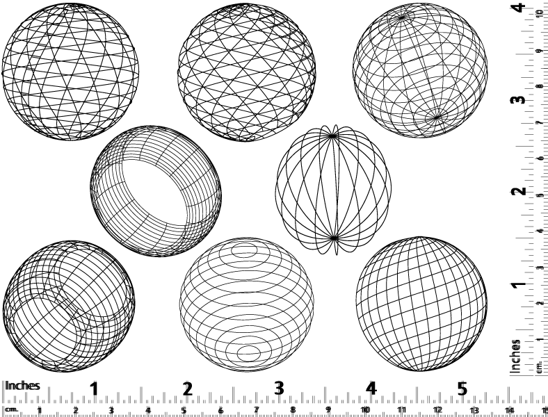 Geometrische Kugelaufkleber - Keramikkegel 017 - Geschmolzenes Glas