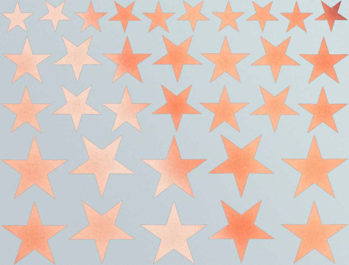 Décalcomanies Étoiles pleines - Céramique Cône 017 - Verre fusionné - Émail