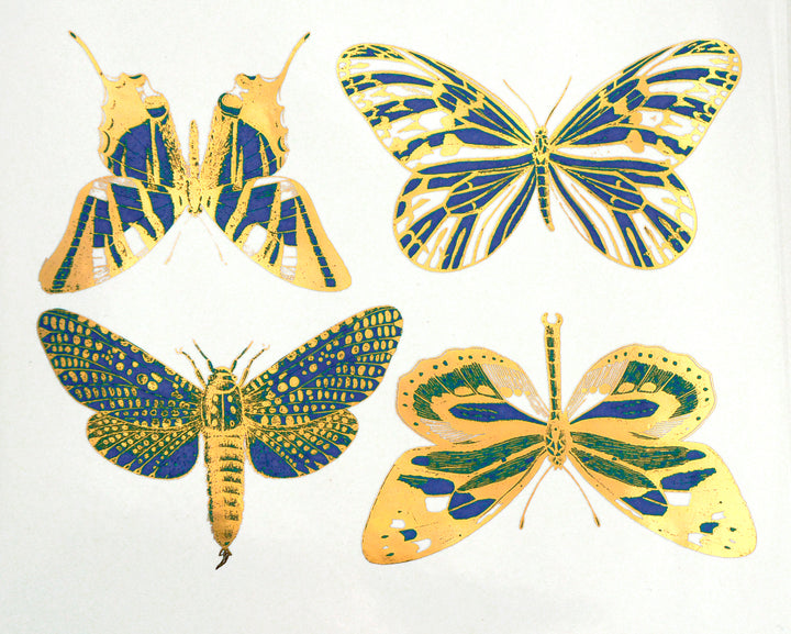 Grandes Décalcomanies Papillons - Céramique Cône 017 - Verre fusionné - Émail