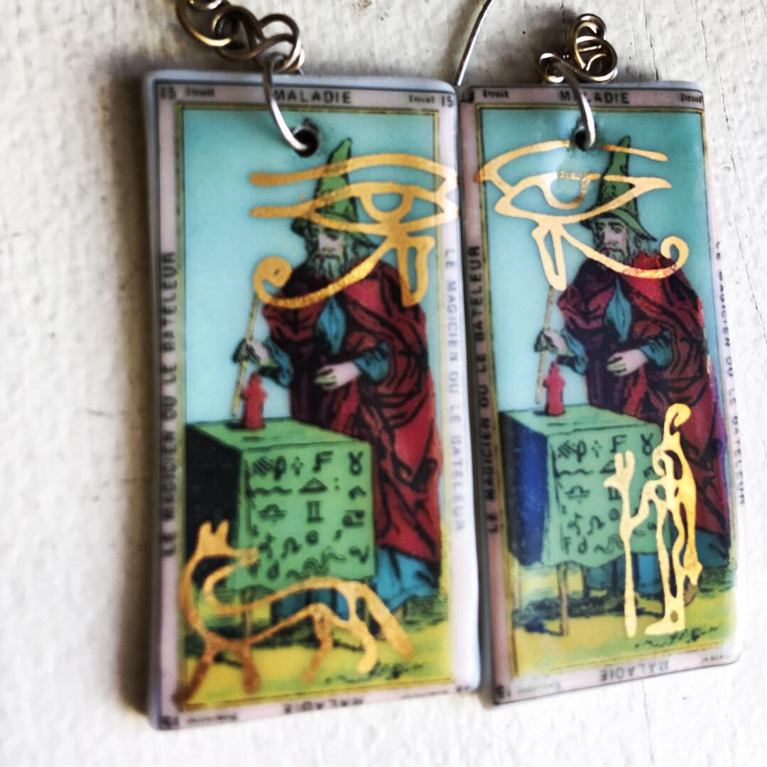 Ägyptische Hieroglyphen-Aufkleber - Keramikkegel 017 - Geschmolzenes Glas