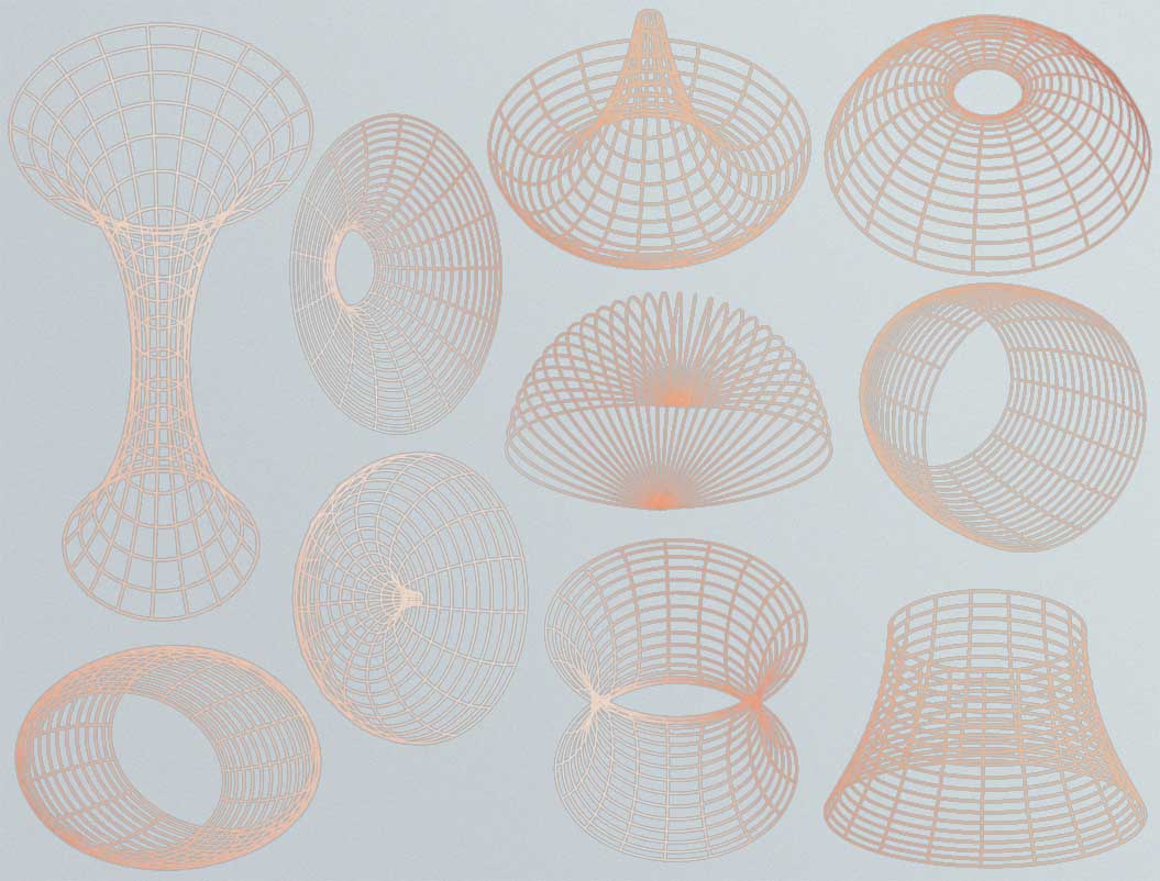 Décalcomanies Vortex géométrique - Céramique Cône 017 - Verre fusionné - Émail