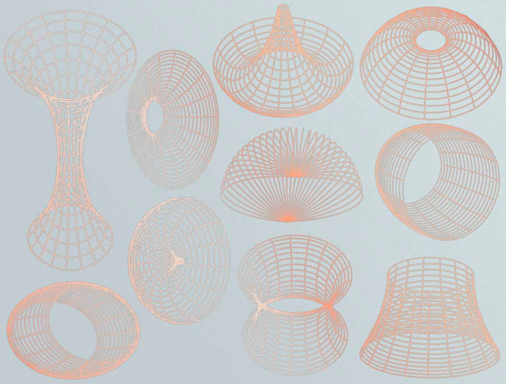 Décalcomanies Vortex géométrique - Céramique Cône 017 - Verre fusionné - Émail