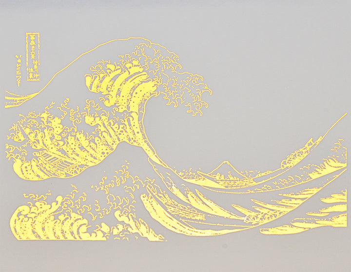 Décalcomanies Vague d'Hokusai - Céramique Cône 017 - Verre fusionné - Émail