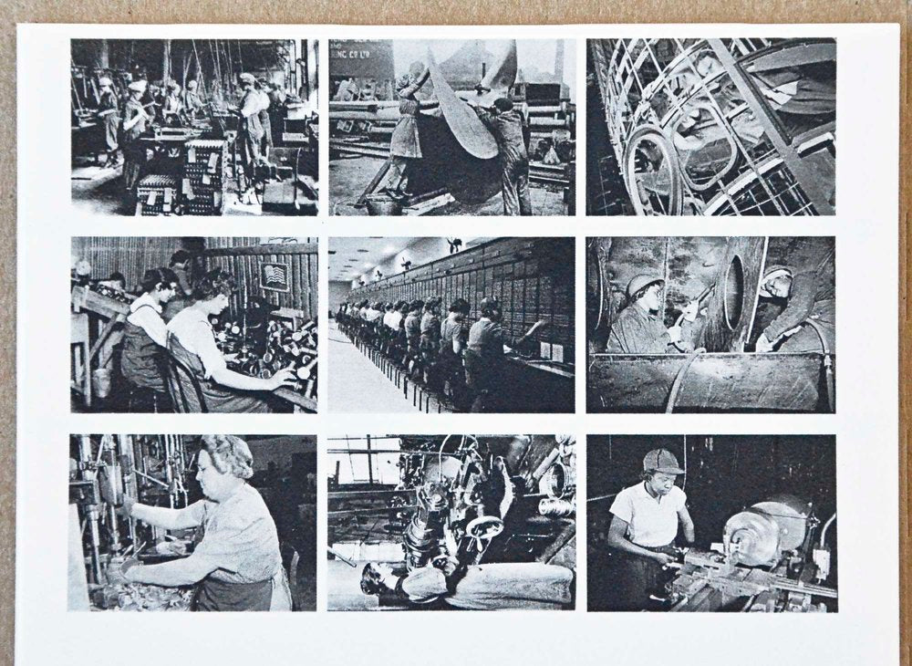 Historische Fotos von „Factory Girls“ – Nicht lebensmittelecht – Keramikkegel 017 – Geschmolzenes Glas