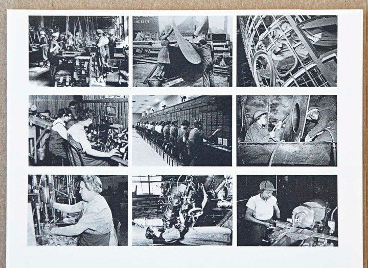 Historische Fotos von „Factory Girls“ – Nicht lebensmittelecht – Keramikkegel 017 – Geschmolzenes Glas