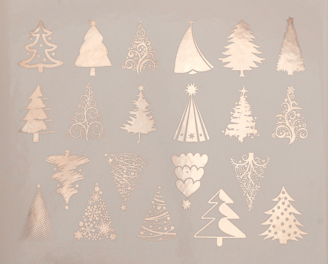 Décalcomanies pour Sapin de Noël - Céramique Cône 017 - Verre fusionné - Émail