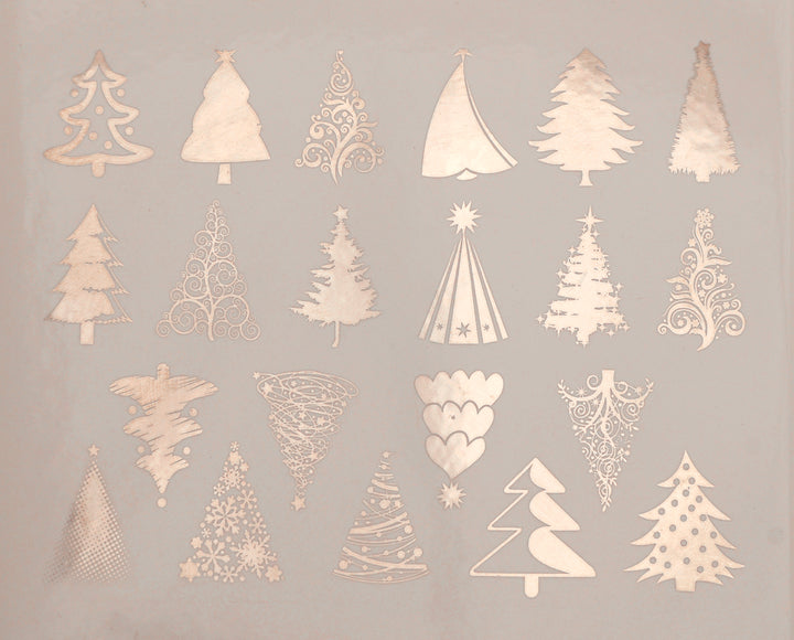 Décalcomanies pour Sapin de Noël - Céramique Cône 017 - Verre fusionné - Émail