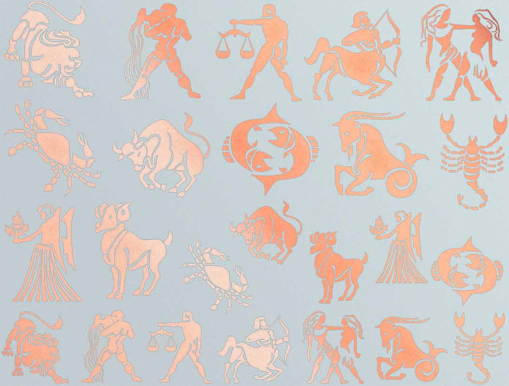 Décalcomanies Zodiaque Astrologique - Céramique Cône 017 - Verre fusionné - Émail