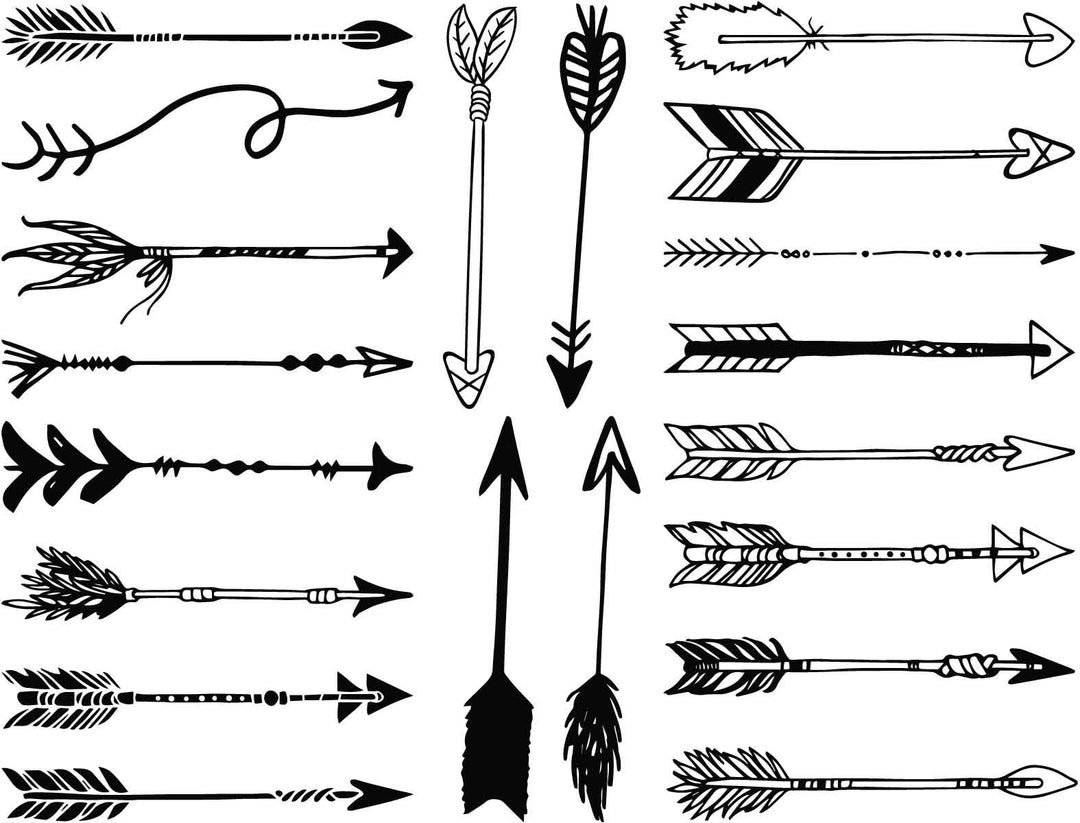 Flèche Décalcomanies - Céramique Cône 017 - Verre fusionné - Émail