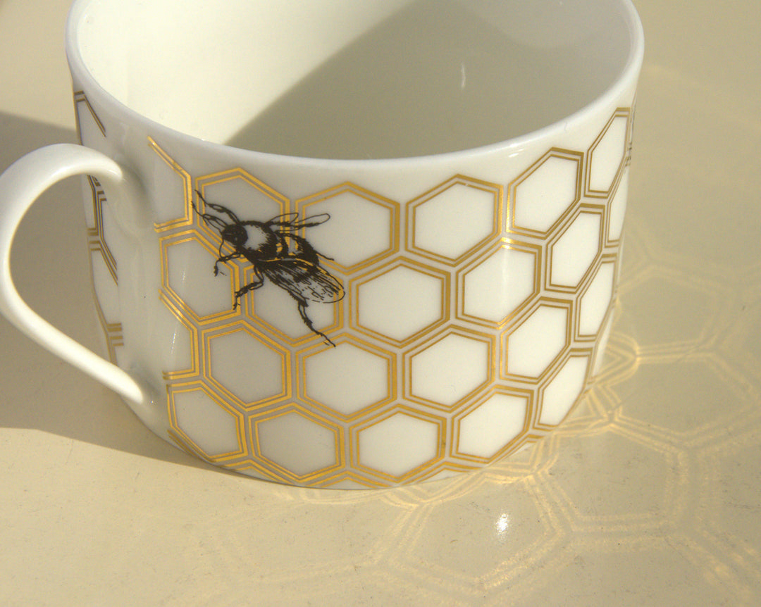 Décalcomanies Abeilles vintage - Cône 017 - Verre fusionné - Émail