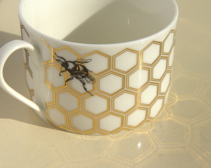 Décalcomanies Abeilles vintage - Cône 017 - Verre fusionné - Émail