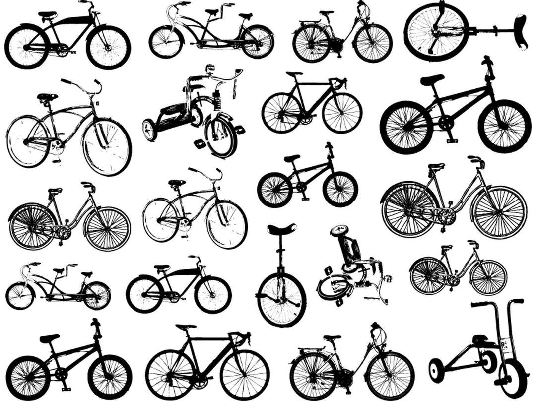 Petites Décalcomanies de vélo - Céramique Cône 017 - Verre fusionné - Émail