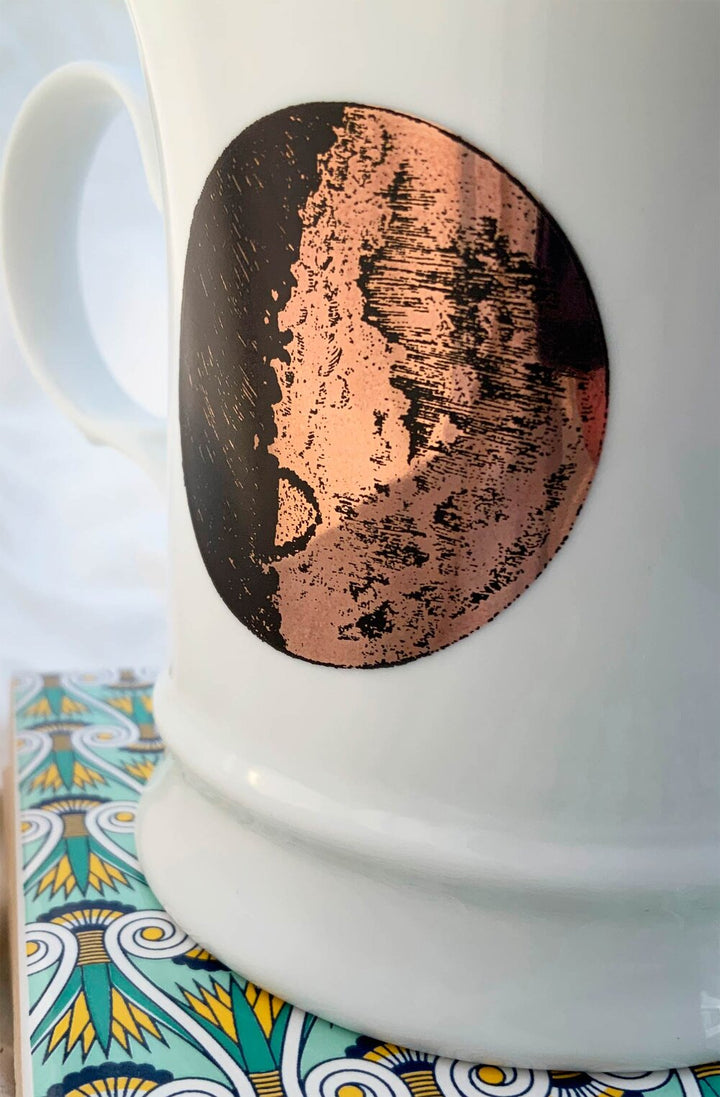 Two Color Moon Decals - Cone 017 - Fused Glass 