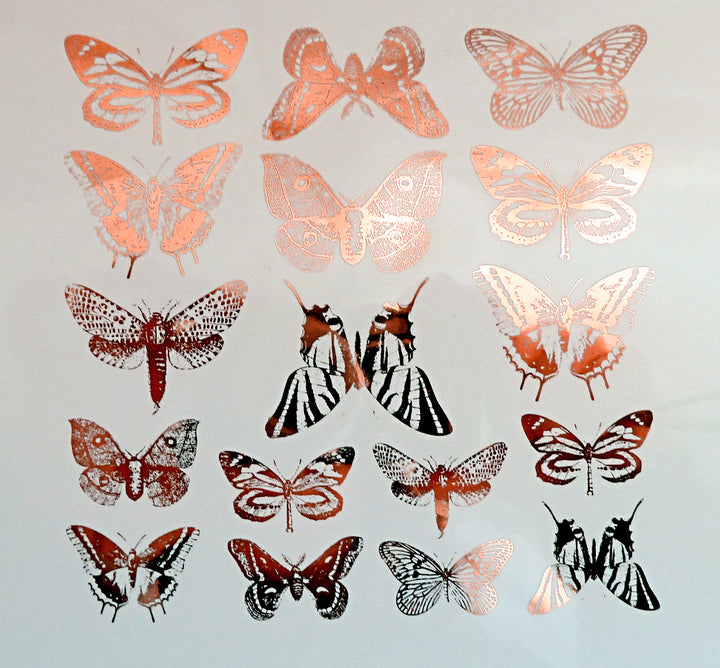 Petits Papillons Décalcomanies - Céramique Cône 017 - Verre Fusionné - Émail