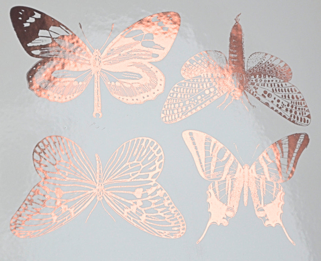 Grandes Décalcomanies Papillons - Céramique Cône 017 - Verre fusionné - Émail