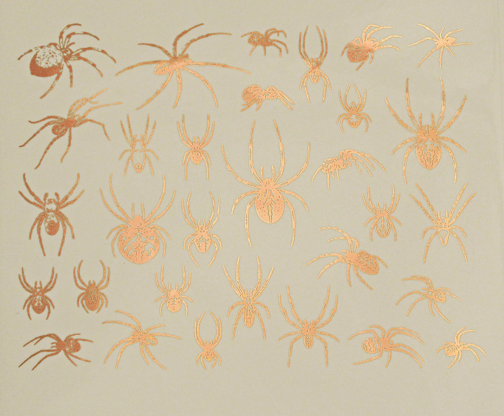 Spider Decals  - Cone 017 - Fused Glass 