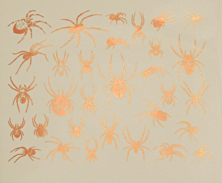 Spider Decals  - Cone 017 - Fused Glass 