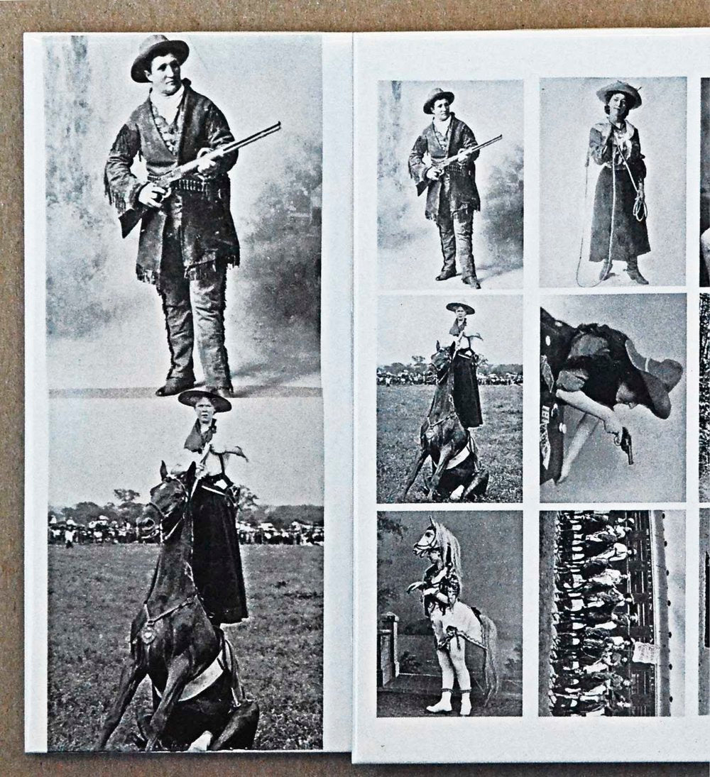 Historische Fotos von Cowgirls des Wilden Westens - Nicht lebensmittelecht - Kegel 017 - Geschmolzenes Glas