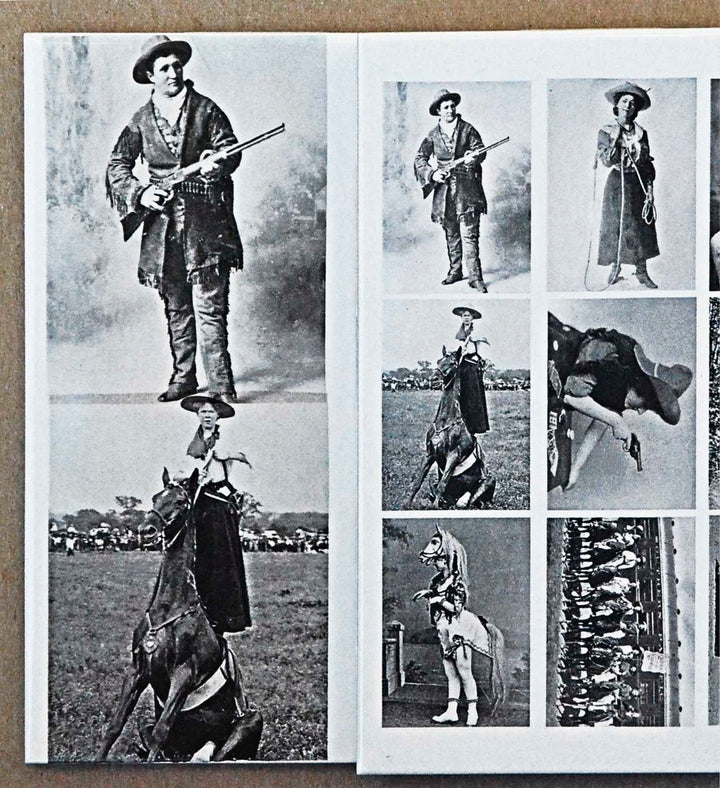 Historische Fotos von Cowgirls des Wilden Westens - Nicht lebensmittelecht - Kegel 017 - Geschmolzenes Glas