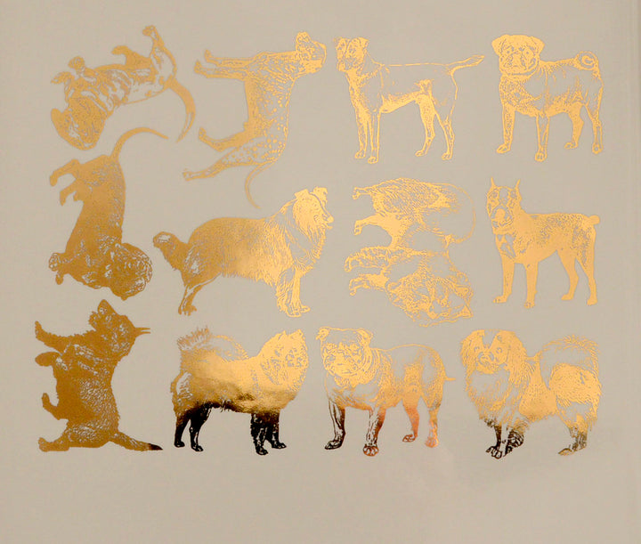 Dog Breed Decals - Cone 017 - Fused Glass 