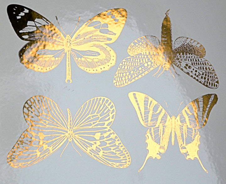 Grandes Décalcomanies Papillons - Céramique Cône 017 - Verre fusionné - Émail