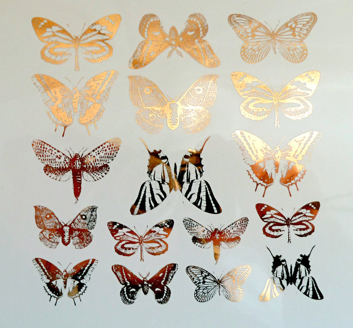 Kleine Schmetterlingsaufkleber - Glaswaren - Emaille