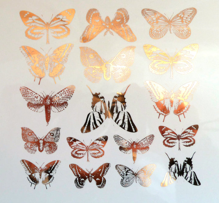 Petits Papillons Décalcomanies - Céramique Cône 017 - Verre Fusionné - Émail