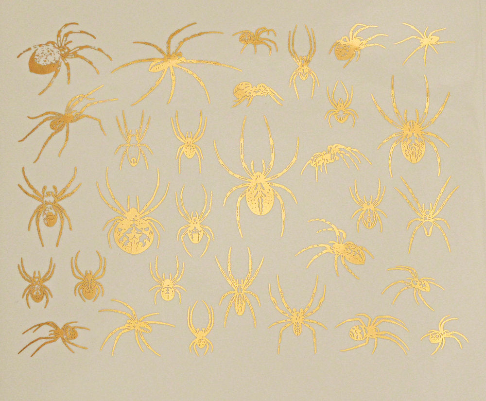 Spider Decals  - Cone 017 - Fused Glass 