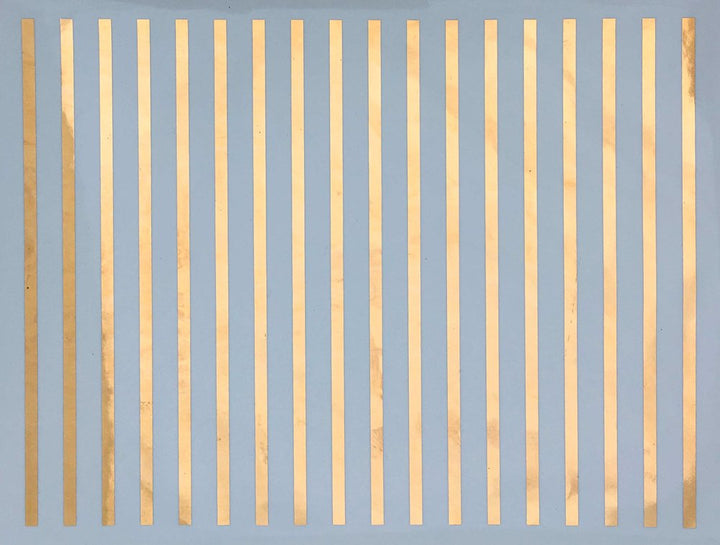 Décalcomanie à motif rayé - Céramique Cône 017 - Verre fusionné - Émail