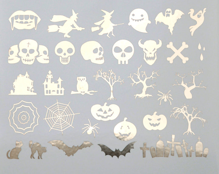 Décalcomanies d'Halloween - Céramique Cône 017 - Verre fusionné - Émail