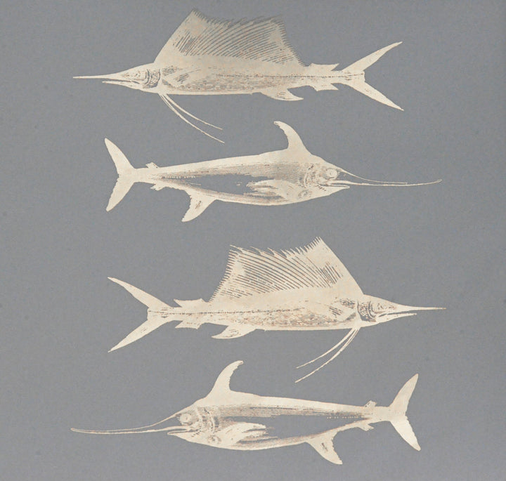 Décalcomanies Espadon voilier - Céramique Cône 017 - Fusionné - Émail