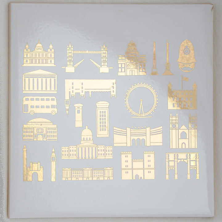 Décalcomanies Monuments de Londres - Céramique Cône 017 - Verre fusionné - Émail