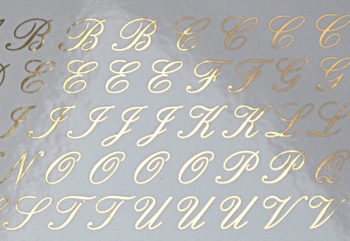 Cursive Alphabet Decals - Ceramic Cone 017 - Fused Glass - Enamel ...