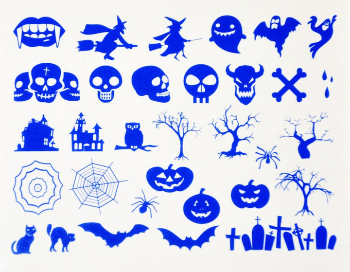 Halloween Decals - Cone 017 - Fused Glass 