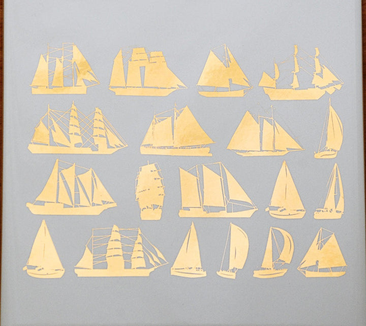 Décalcomanies Bateau à voile - Céramique Cône 017 - Verre fusionné - Émail