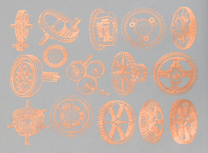 Gear Decals - Ceramic Cone 017 - Fused Glass - Enamel