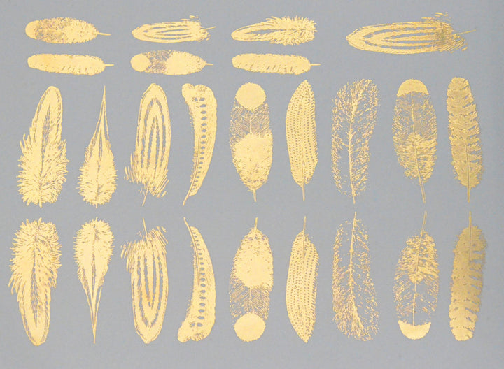 Small Feather Decals - Cone 017 - Fused Glass 