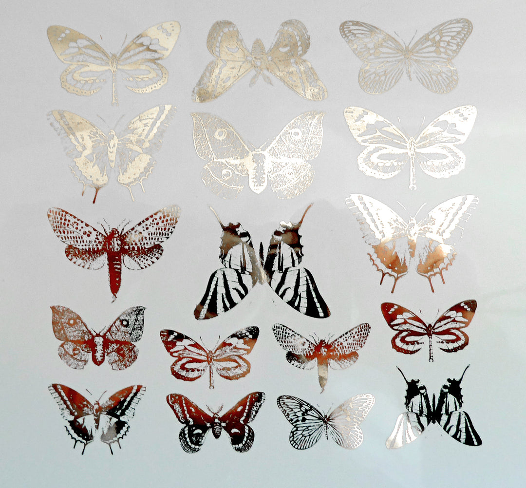 Petits Papillons Décalcomanies - Céramique Cône 017 - Verre Fusionné - Émail