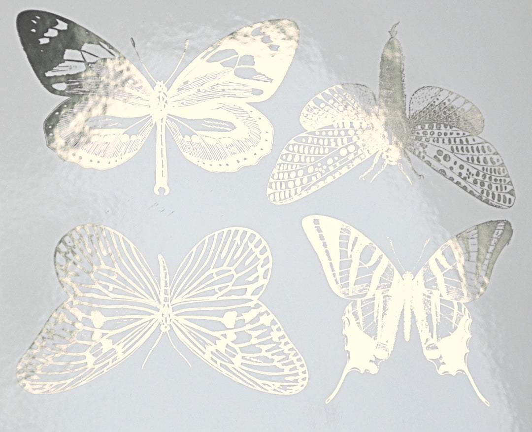 Grandes Décalcomanies Papillons - Céramique Cône 017 - Verre fusionné - Émail