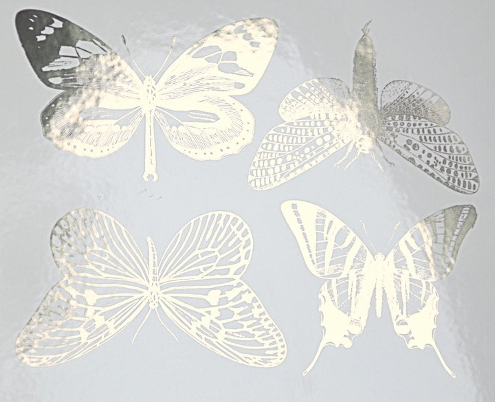 Grandes Décalcomanies Papillons - Céramique Cône 017 - Verre fusionné - Émail