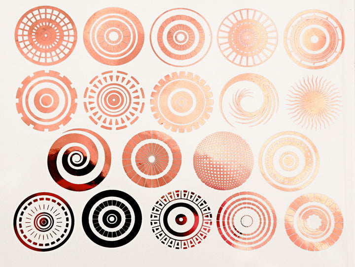 Décalcomanies Petits Cercles - Verrerie - Émail