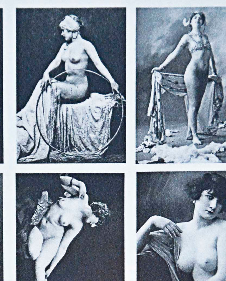Historische Fotos von viktorianischen Pin-Ups - Nicht lebensmittelecht - Keramikkegel 017 - Geschmolzenes Glas